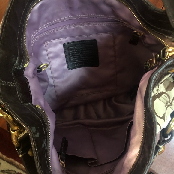 Brown Coach purse - Picture 4 of 5